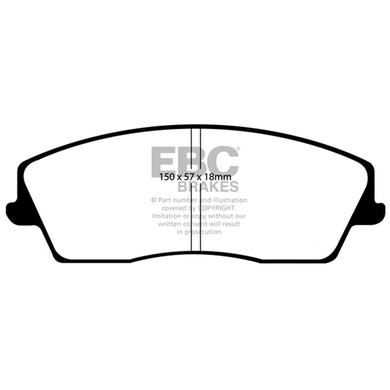 EBC Yellowstuff Street And Track Brake Pads (DP41723R)