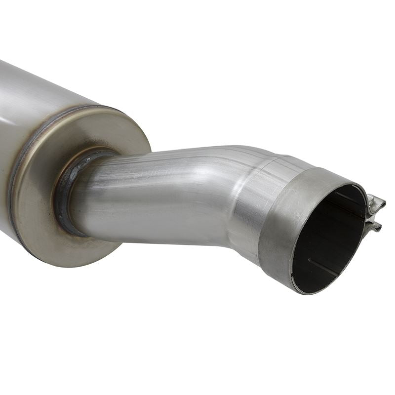 aFe Rebel Series 3-1/2 IN Stainless Steel Cat-Back Exhaust System w/Black Tip (49-42057-B)