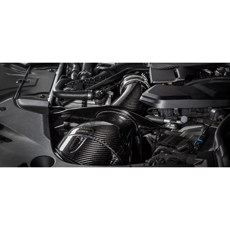 Eventuri BMW F90 M5/ F92 M8 - Black Carbon Intake with shroud set - V2 (EVE-F9XM5M8-CF-INT)