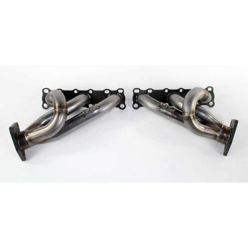 aFe Twisted Steel 409 Stainless Steel Shorty Header (48-46101)