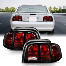 Load image into Gallery viewer, ANZO USA Tail Light Assembly, Dark Red Lens, OE Style, (321350)