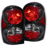 ANZO USA 2002-2007 Jeep Liberty Taillights Black (211108)