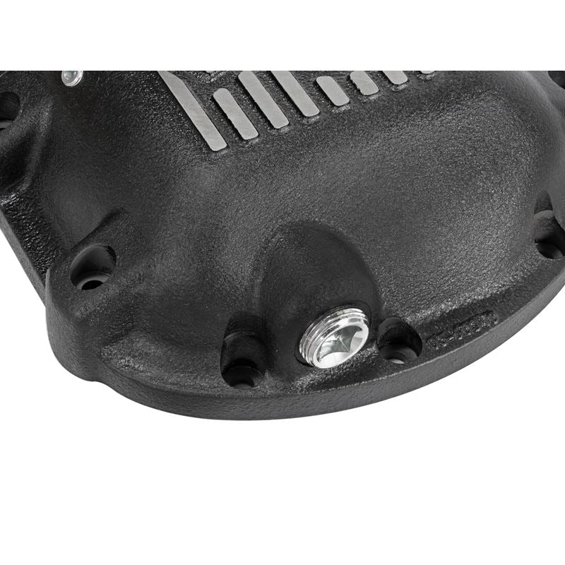 aFe Pro Series Front Differential Cover Black w/ Machined Fins (46-70192)