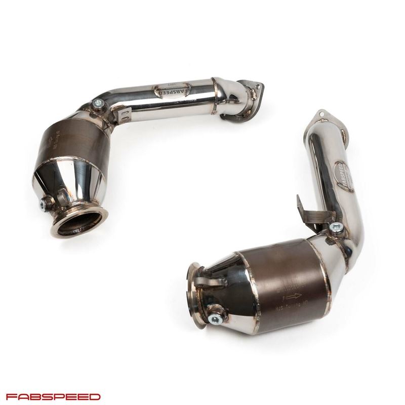 Fabspeed BMW X6M E71 Sport Cat Downpipes (2008-2014) (FS.BMW.E71.SCDP)