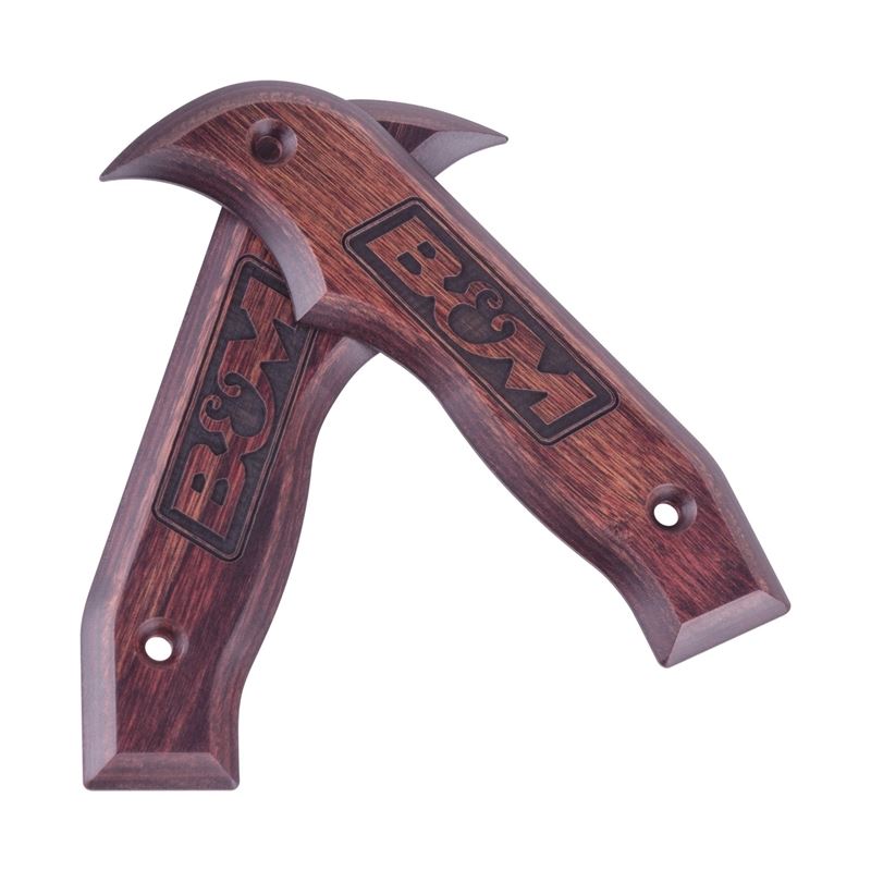 B&M Racing Shifter Accessory; Rosewood Magnum Grip Side Plates (81086)