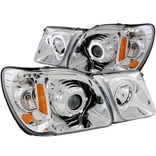 Load image into Gallery viewer, ANZO USA 1998-2007 Lexus Lx470 Projector Headlights w/ Halo Chrome (CCFL) (111169)