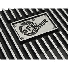 Load image into Gallery viewer, aFe Power Transmission Pan Black w/ Machined Fins (46-70182)