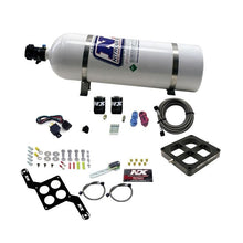 Load image into Gallery viewer, Nitrous Express Dominator Single Entry Billet Crossbar Stage 6 Nitrous Kit (50-300HP) w/15lb Bottle (63070-15)