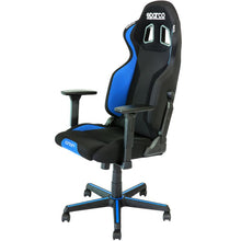 Load image into Gallery viewer, Sparco GAMING CHAIR GRIP BLK/BLU (00989NRAZ)