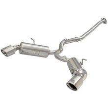 Load image into Gallery viewer, Takeda 2-1/2 IN 304 Stainless Steel Cat-Back Exhaust System w/ Blue Flame Tips (49-36023-L)