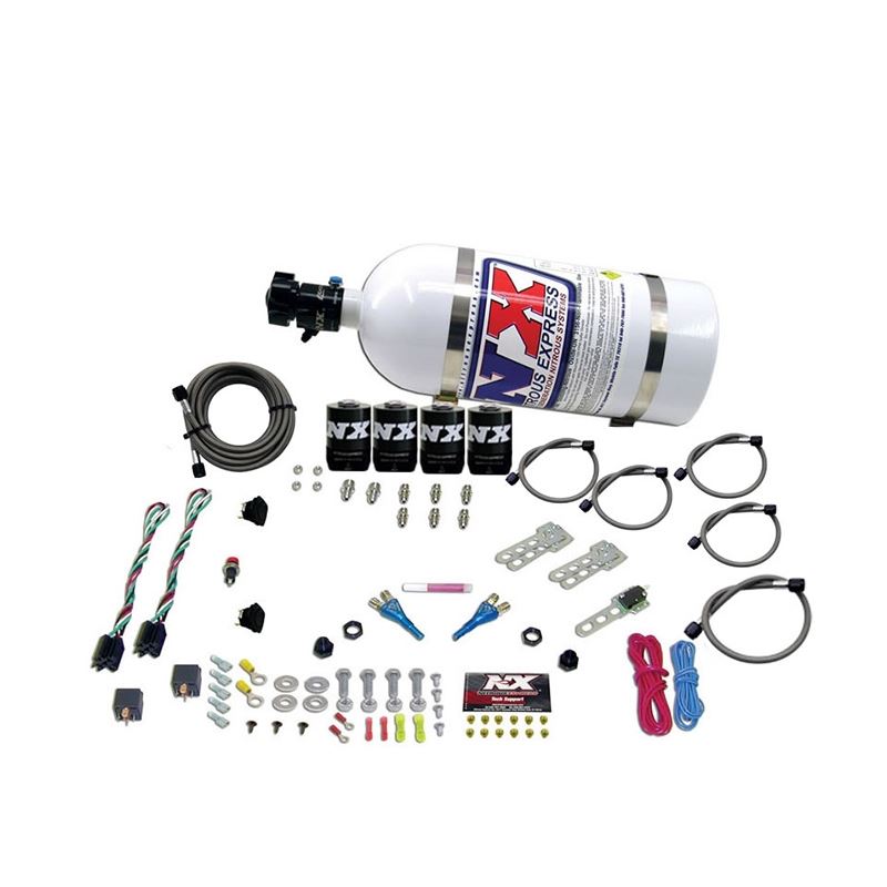 Nitrous Express Dodge EFI Dual Stage Nitrous Kit (50-150HP x 2) w/10lb Bottle (20324-10)