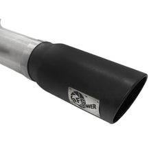 Load image into Gallery viewer, aFe Large Bore-HD 5 IN 409 Stainless Steel DPF-Back Exhaust System w/Black Tip (49-42039-B)