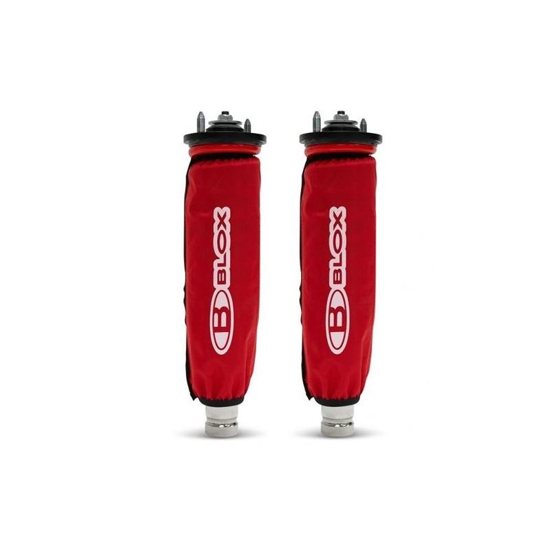 Blox Racing Coilover Covers - Red (Pair) (BXSS-00100-CCR)