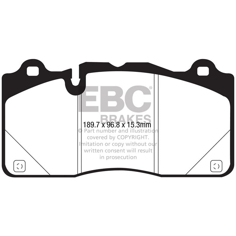 EBC Redstuff Ceramic Low Dust Brake Pads (DP33050C)