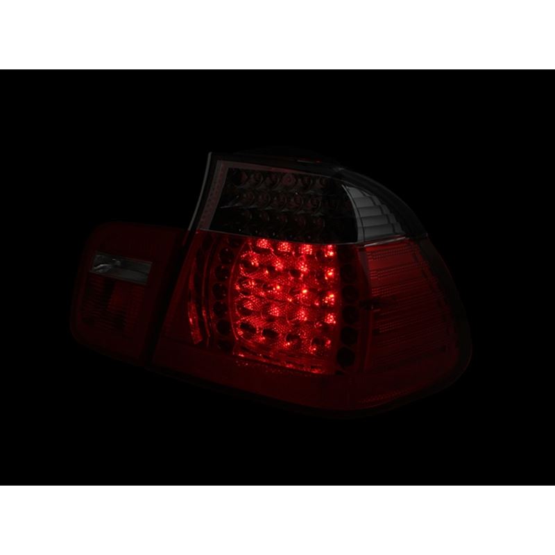 ANZO USA 2002-2005 BMW 3 Series E46 LED Taillights Red/Smoke (321123)