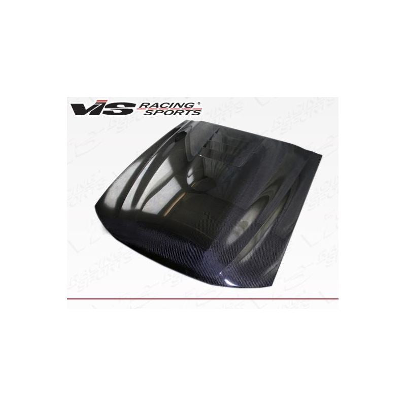 VIS Racing Cobra R 2000 Style Black Carbon Fiber Hood (99FDMUS2DCR-010C)