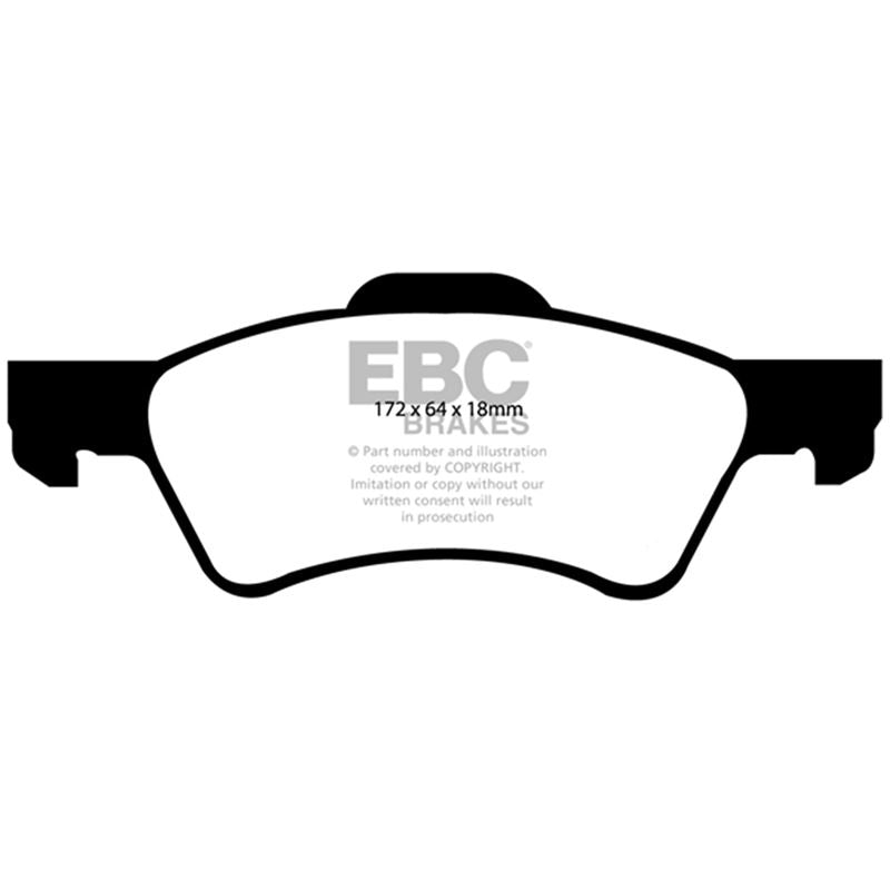 EBC Yellowstuff Street And Track Brake Pads (DP41613R)