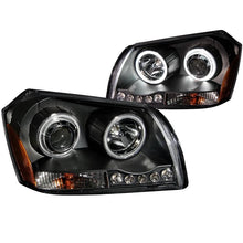 Load image into Gallery viewer, ANZO USA 2005-2007 Dodge Magnum Projector Headlights Black (121220)