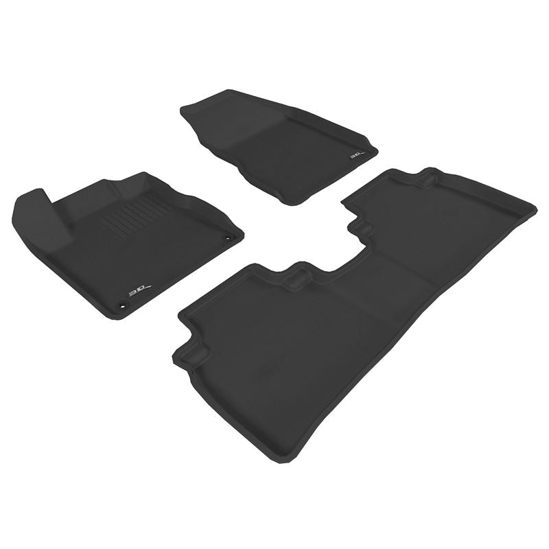 3D Maxpider KAGU Floor Mat, BLACK, 1ST ROW/2ND ROW (L1NS01801509)