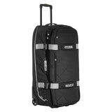 Sparco Tour Rolling Duffel Bag, Black/Silver (016437NRSI)