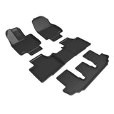 3D Maxpider KAGU Floor Mat, BLACK, 1ST ROW/2ND ROW/3RD ROW (L1TY27801509)