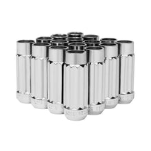 Load image into Gallery viewer, Blox Racing 12-Sided P17 Tuner Lug Nuts 12x1.25 - Chrome Steel - Set of 16 (BXAC-00144-CH)