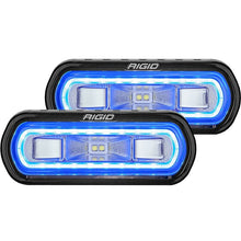 Load image into Gallery viewer, Rigid Industries SR-L Series Surface Mount LED Spreader Pair w/ Blue Halo - Universal (53121)