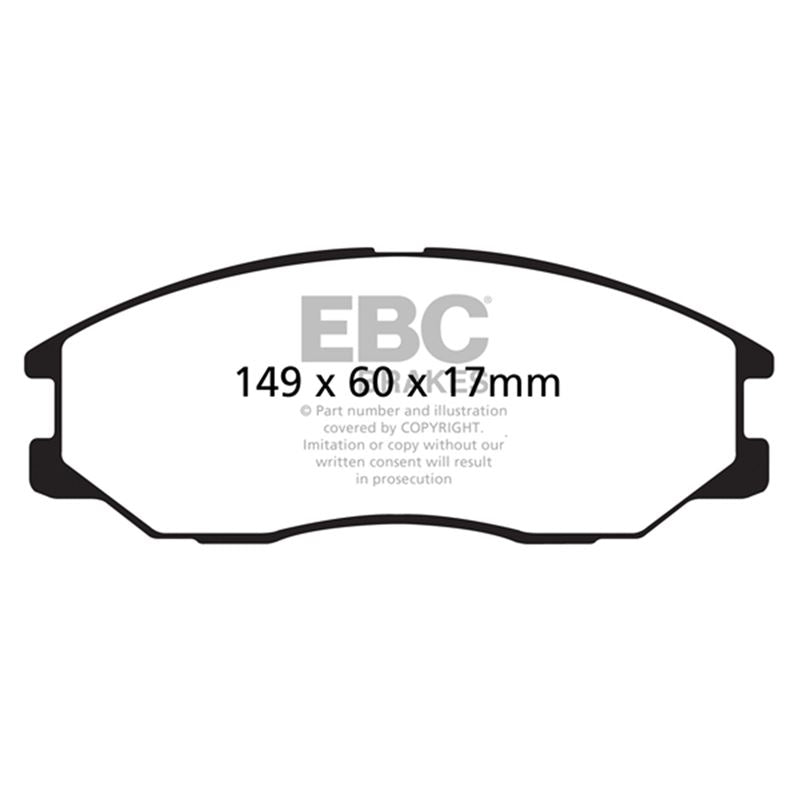 EBC Yellowstuff Street And Track Brake Pads (DP41558R)