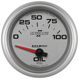 AutoMeter Ultra-Lite II 2 5/8in 0-100 PSI Short Sweep Electronic Oil Pressure Gauge (7727)