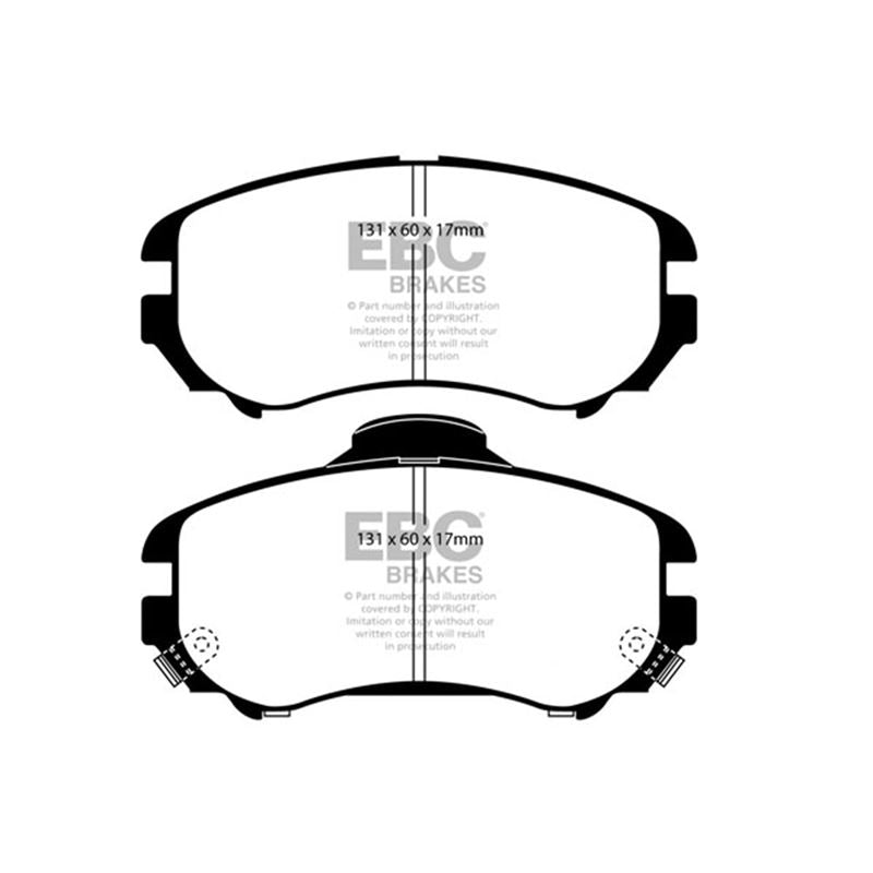 EBC Yellowstuff Street And Track Brake Pads (DP41643R)