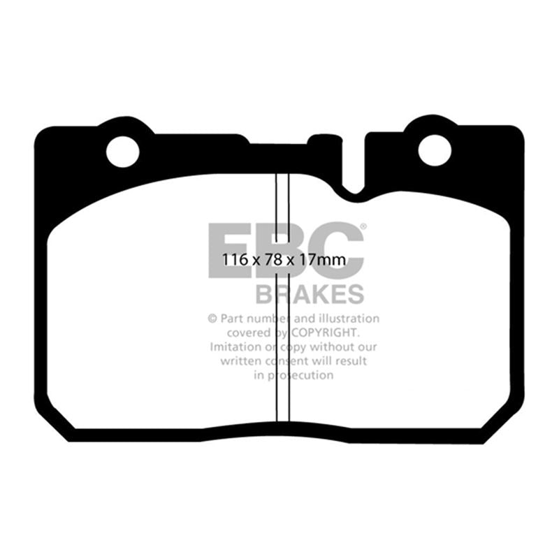 EBC Yellowstuff Street And Track Brake Pads (DP41154R)