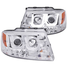 Load image into Gallery viewer, ANZO USA 2004-2008 Ford F-150 Projector Headlights w/ U-Bar Chrome (111287)