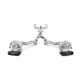 Akrapovic 15-17 AMG C63 Estate Evolution Line Cat Back Titanium w/Carbon Tips (Req. Link Pipe) (MTP-ME/T/2H/1)