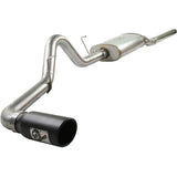 aFe MACH Force-Xp 3 IN 409 Stainless Steel Cat-Back Exhaust System w/Black Tip (49-43011-B)