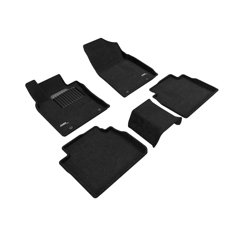 3D Maxpider ELEGANT Floor Mat, BLACK, 1ST ROW/2ND ROW (L1LX06304709)