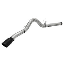 Load image into Gallery viewer, aFe Large Bore-HD 5 IN 409 Stainless Steel DPF-Back Exhaust System w/Black Tip (49-43064-B)