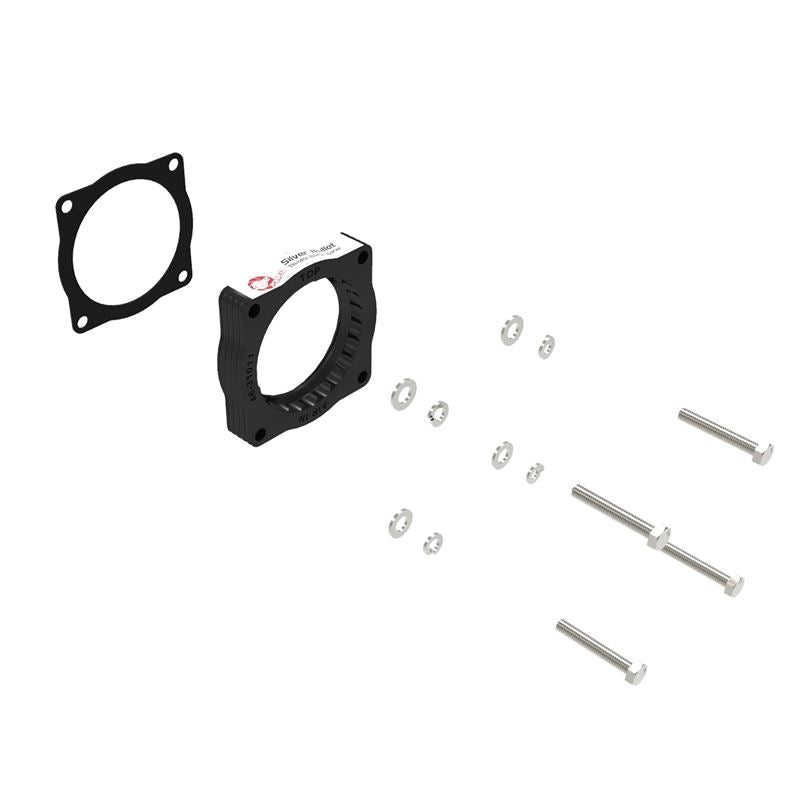 afe Silver Bullet Throttle Body Spacer Kit for BMW 3-Series (E9X) 06-13 L6-3.0L N52/N53 (46-31011)