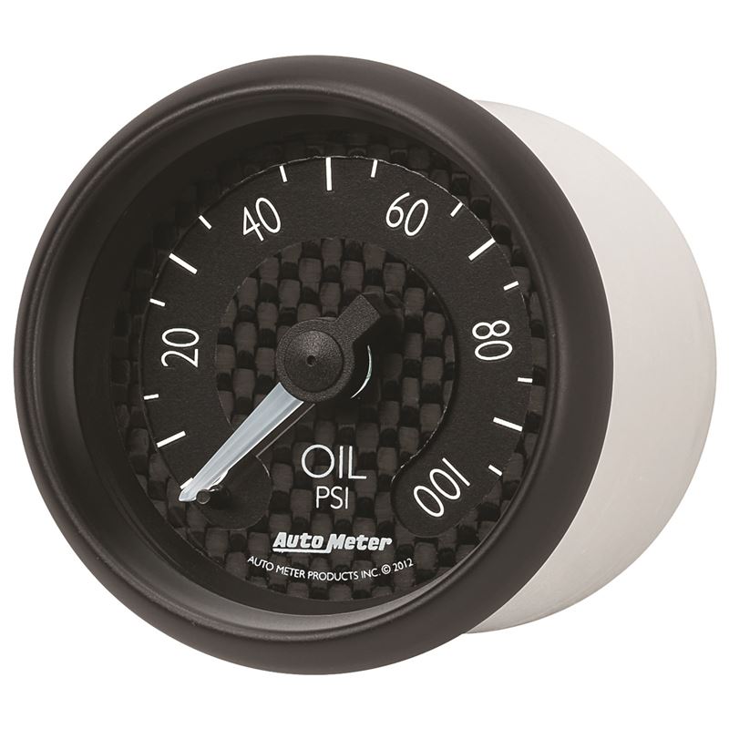 AutoMeter GT Series 52mm Mechanical 0-100 psi Oil Pressure Gauge (8021)