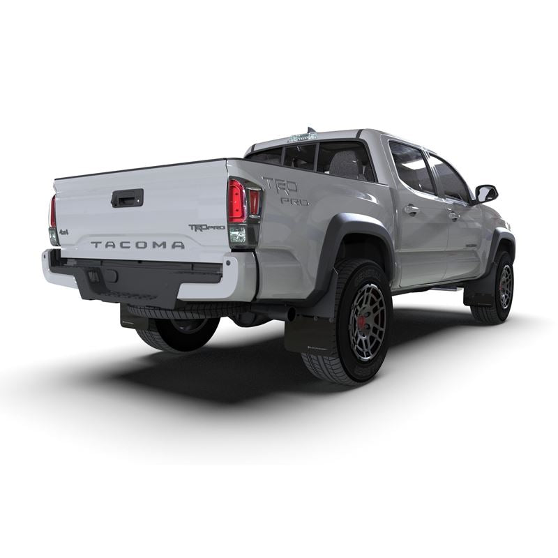 Rally Armor Black Mud Flap/Grey Logo for 2016-22 Toyota Tacoma SR/SR5/TRD (MF94-BLK-GRY)