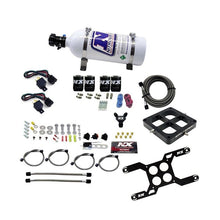 Load image into Gallery viewer, Nitrous Express Dominator Dual Stage Billet Crossbar Nitrous Kit (50-300 &amp; 100-500HP) w/5lb Bottle (66047-05)