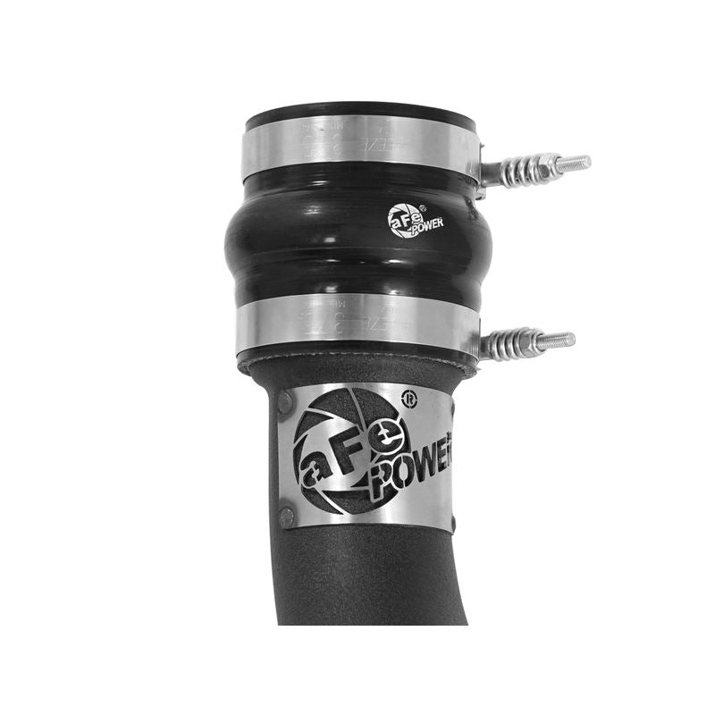 aFe BladeRunner 3 IN Aluminum Cold Charge Pipe Black (46-20139-B)