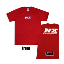 Load image into Gallery viewer, Nitrous Express X-LARGE RED T-SHIRT W/ WHITE NX (16568)