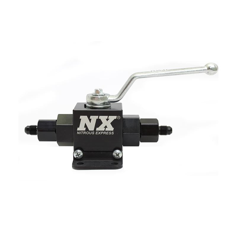 Nitrous Express Lightweight Billet In-Line Valve 1.5in I.D (4AN Fitting) (15159-4)