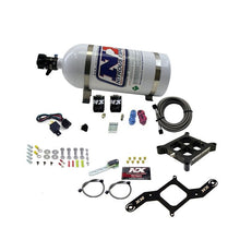 Load image into Gallery viewer, Nitrous Express 4150 Single Entry Crossbar Nitrous Plate Kit Pro-Power (100-500HP) w/10lb Bottle (63540-10)