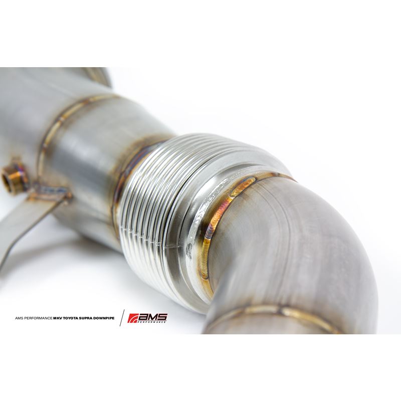 AMS Performance Toyota GR Supra Stainless Steel Race Downpipe (AMS.38.05.0001-1)