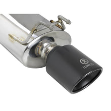 Load image into Gallery viewer, Takeda 2-1/4 IN to 1-3/4 IN 304 Stainless Steel Axle-Back Exhaust w/ Black Tips (49-36604-B)