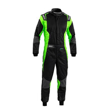 Load image into Gallery viewer, Sparco Suit Futura Small BLK/GRN (00115548NRVF)