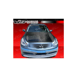VIS Racing OEM Style Black Carbon Fiber Hood (09ING374DOE-010C)