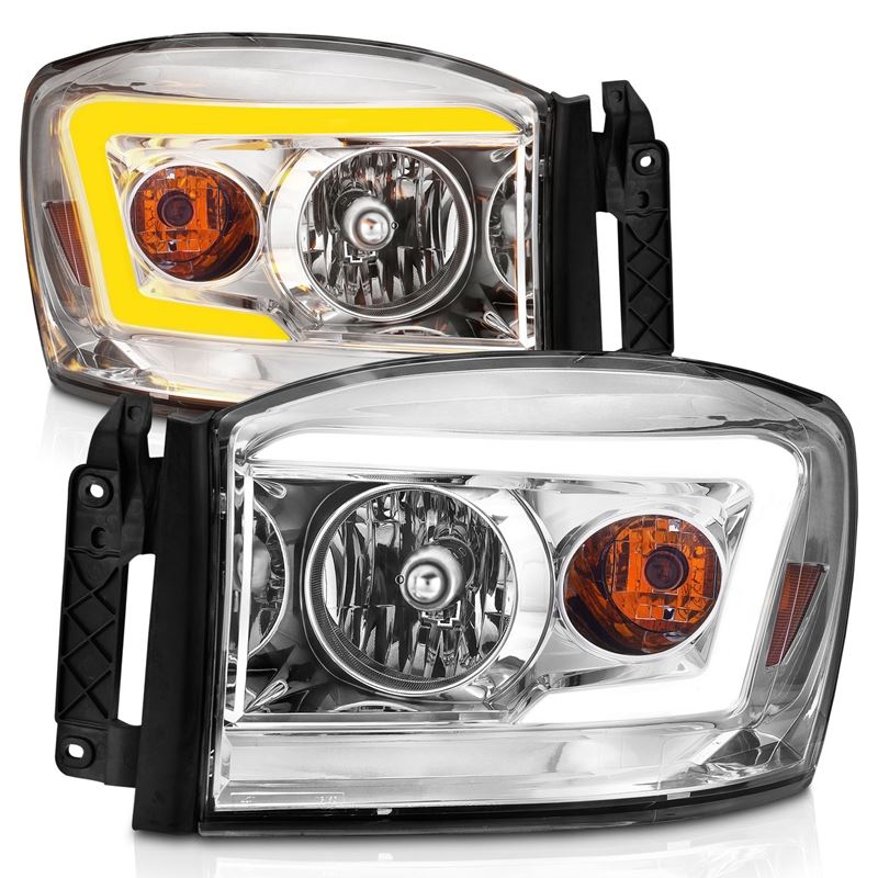 ANZO USA Crystal Headlight Set for 2006-2009 Dodge Ram 1500 (111527)