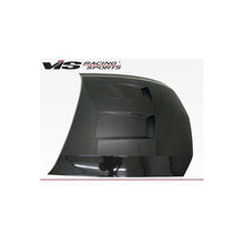 Load image into Gallery viewer, VIS Racing Heat Extractor Style Black Carbon Fiber Hood (05FDMUS2DGT-010C)